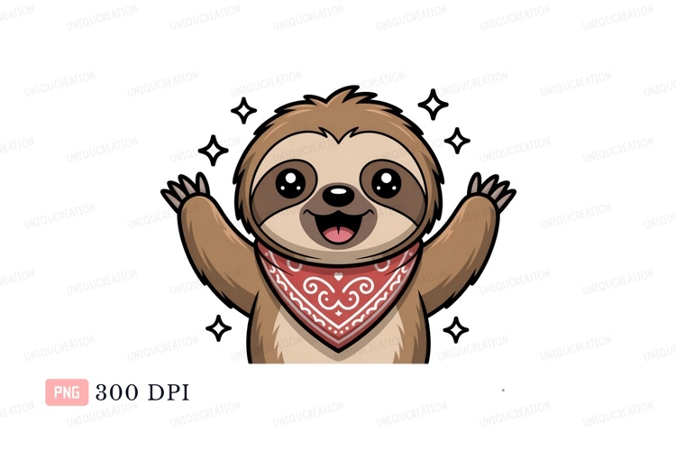 Sloth Clipart Image 3