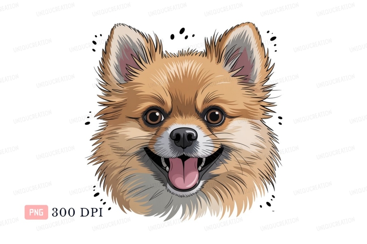 Pomeranian Clipart Image 4