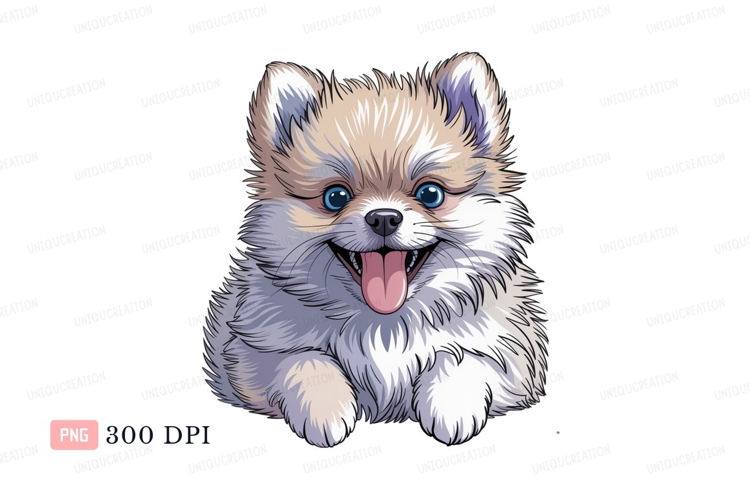 Pomeranian Clipart Image 3