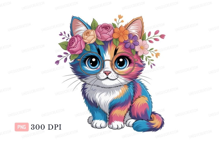 Blue Flowers Clipart Image 7