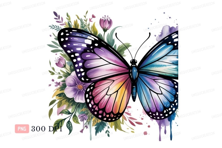 Blue Butterfly Clipart Image 18