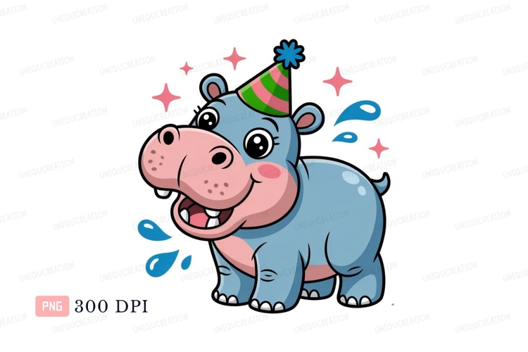Hippo Clipart Image 8
