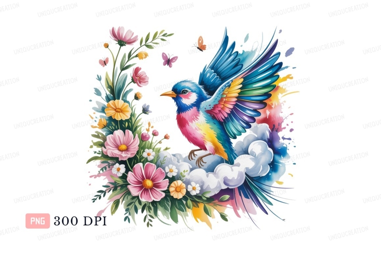 Blue Flowers Clipart