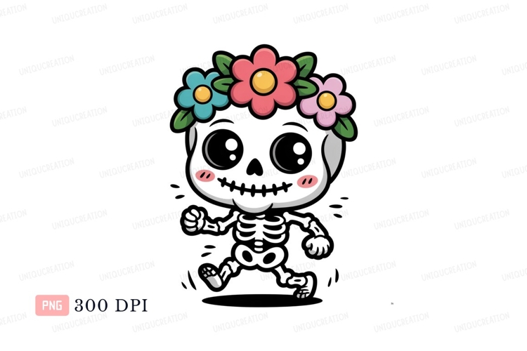 Blue Flower Clipart Image 3