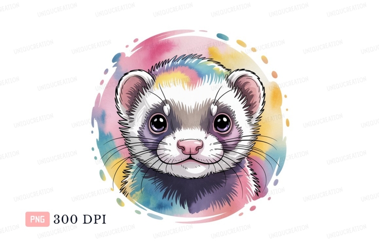 Ferret Clipart Image 19