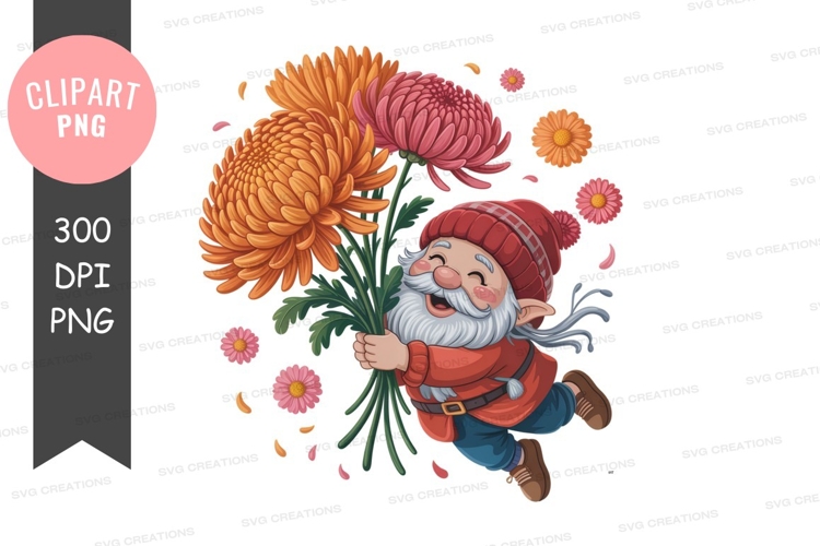 Gnome holding refreshing lemon drink beverage citrus