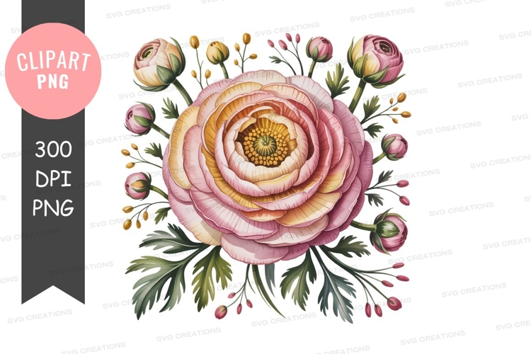 Pink yellow rose floral arrangement flower green