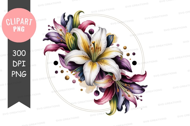 White yellow lilies purple foliage gold accents lily