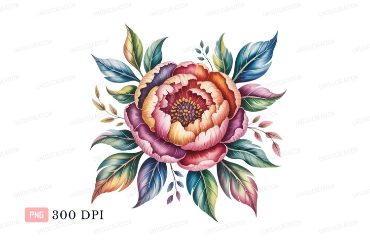 Peony Clipart