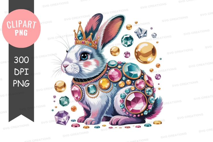 Royal jeweled rabbit crown jewels