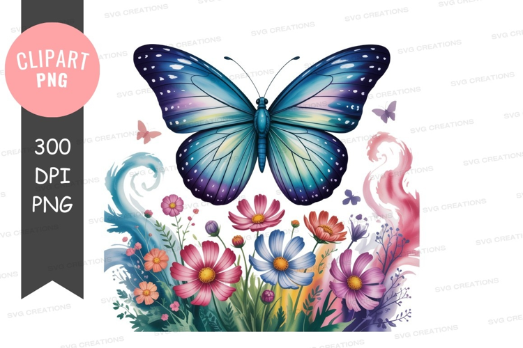 Colorful elephant adorned with flowers floral decorative