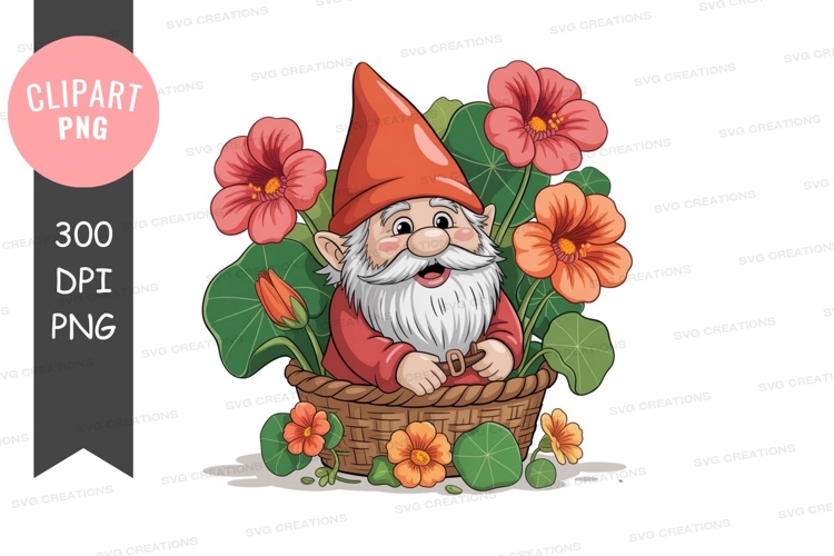 Flower Garden Clipart Image 2