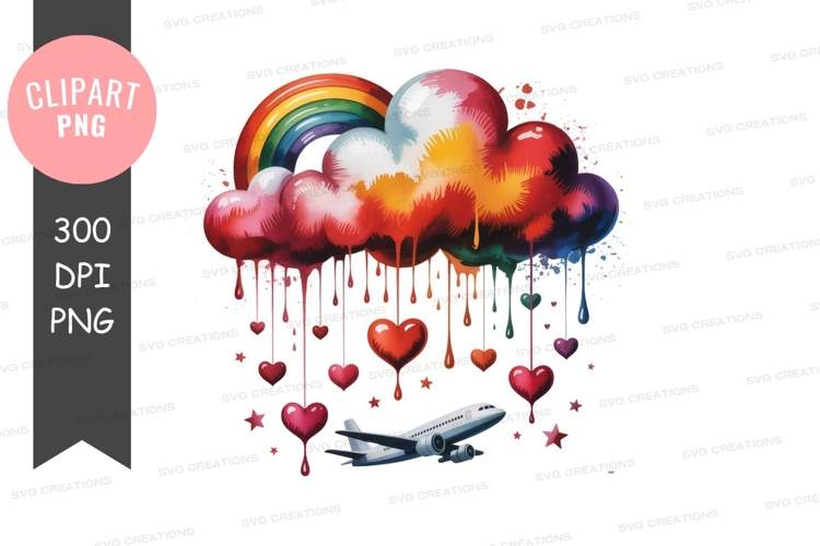 Raining Cloud Clipart Image 6