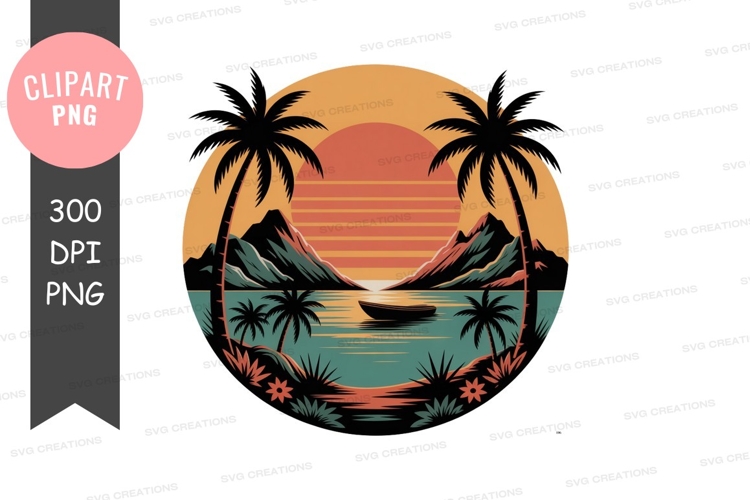 Palm Trees Clipart Image 24