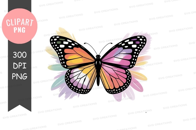 Monarch Butterfly Clipart Image 13