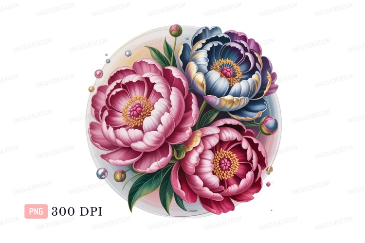 Purple Flower Clipart Image 6