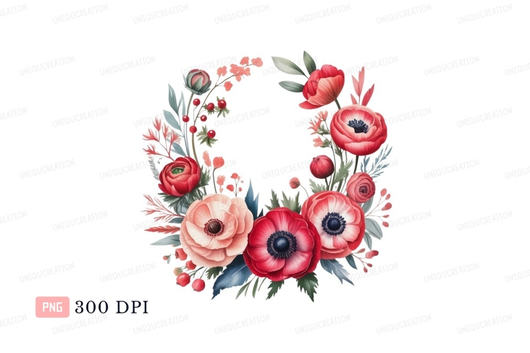 Blue Flowers Clipart Image 20