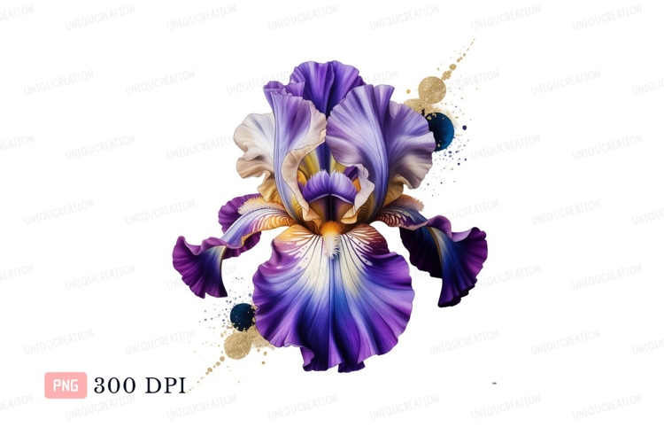 Blue Flower Clipart Image 15