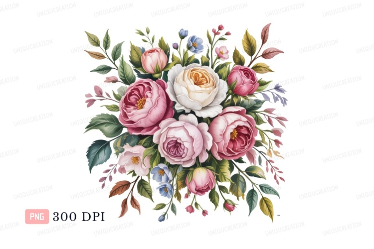 Blue Flowers Clipart Image 21