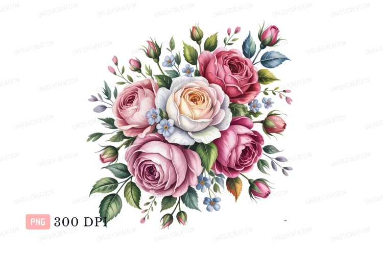 Blue Flowers Clipart Image 17