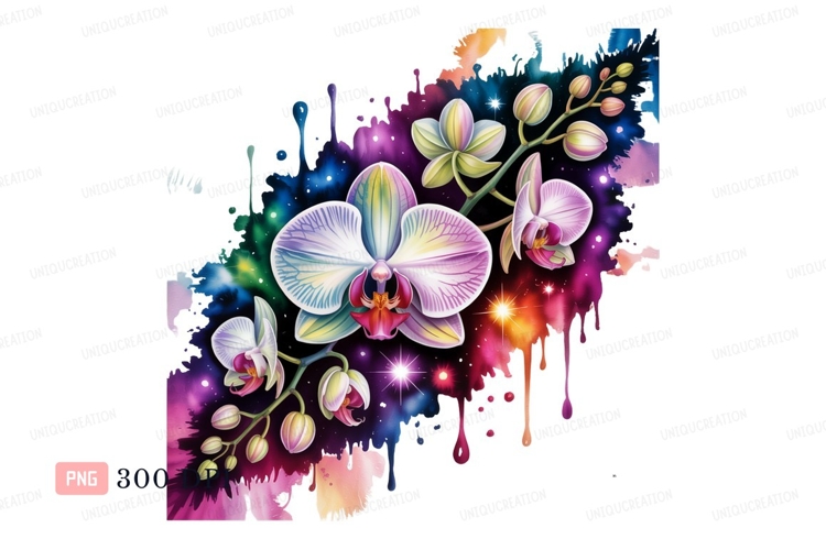 Orchid Clipart Image 23