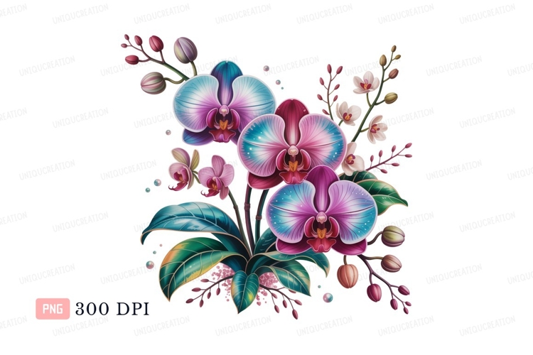 Orchid Clipart Image 22