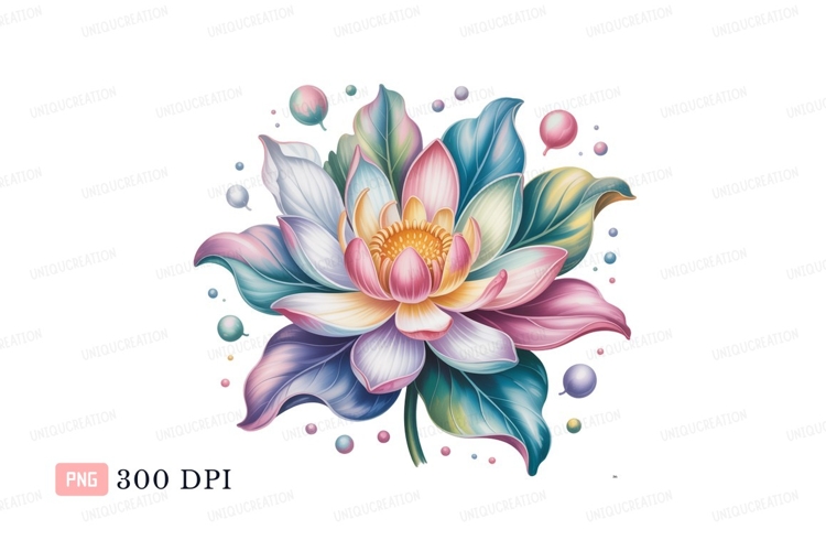 Purple Flower Clipart