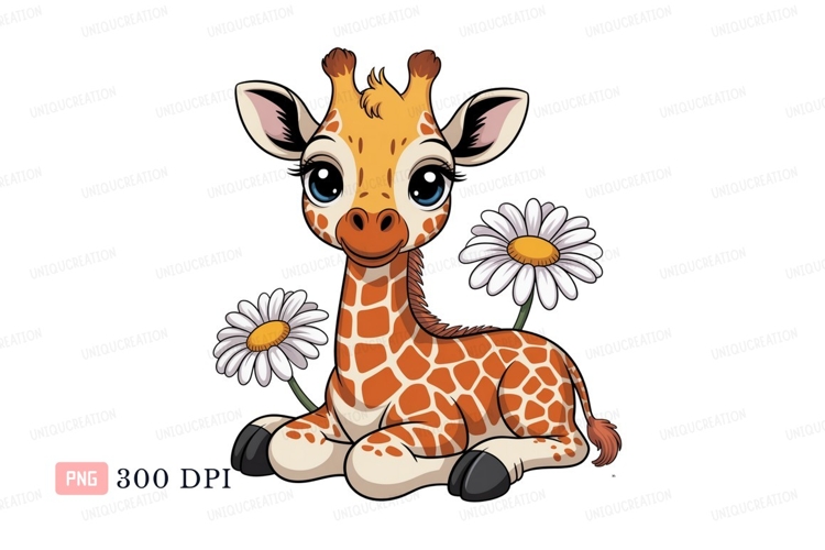 Giraffe Clipart Image 9