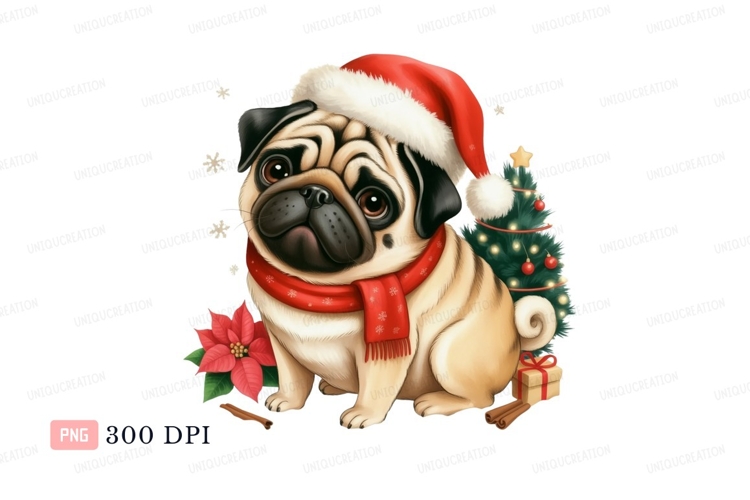 Pug Clipart Image 10