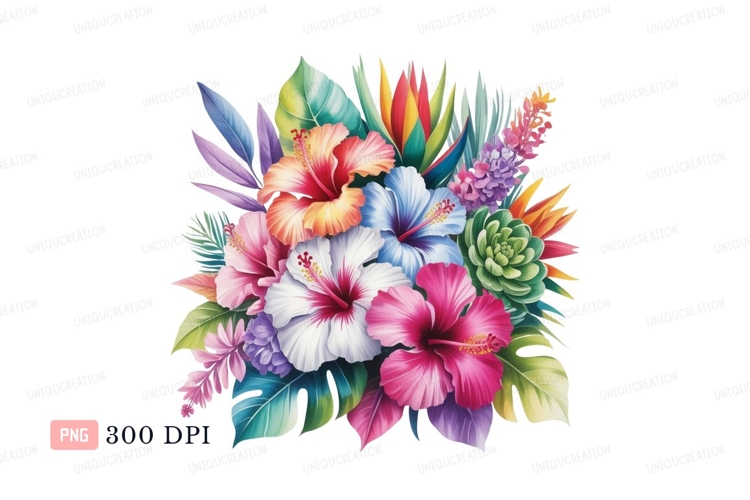 Hibiscus Flower Clipart Image 11
