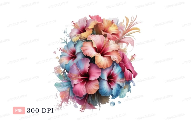 Blue Flowers Clipart Image 20
