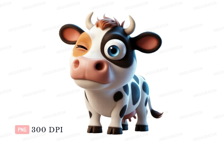 Cartoon Cow Image 8