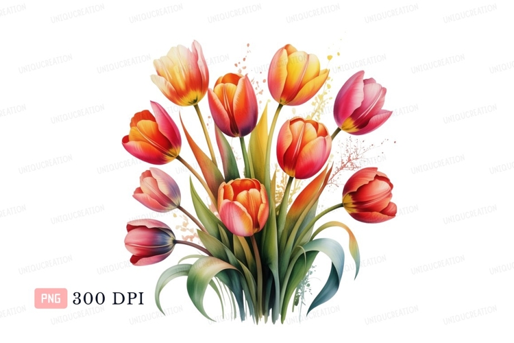 Tulips Clipart Image 5
