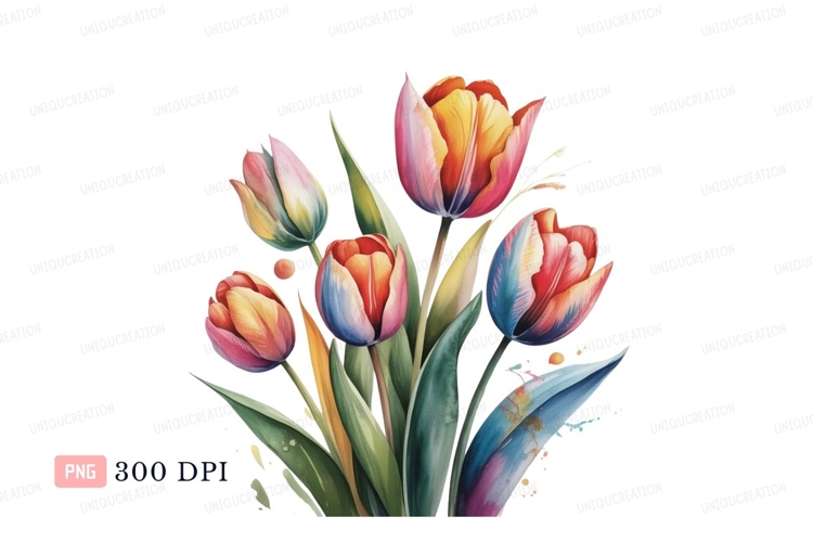 Tulips Clipart Image 6