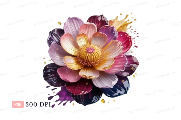 Blue Flowers Clipart Image 19