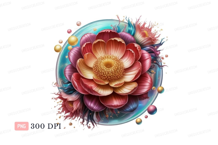 Blue Flowers Clipart Image 18