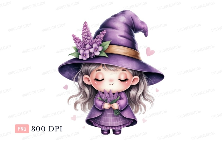 Purple Flower Clipart Image 11