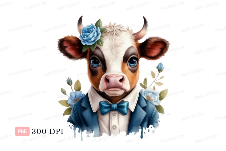 Blue Flowers Clipart Image 21