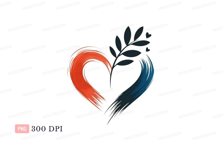 Blue Heart Clipart Image 21
