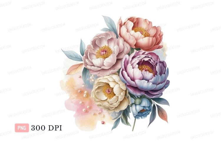 Blue Flowers Clipart Image 17