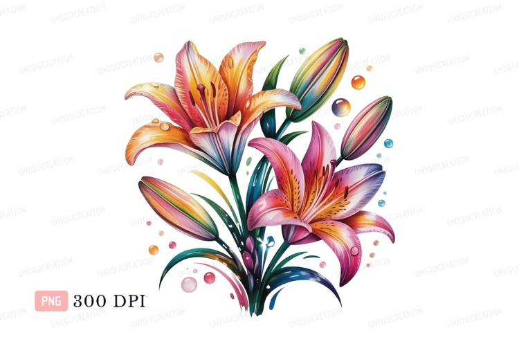 Blue Flowers Clipart Image 14