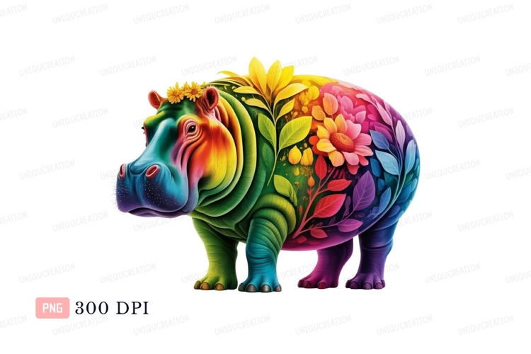 Hippopotamus Clipart Image 12