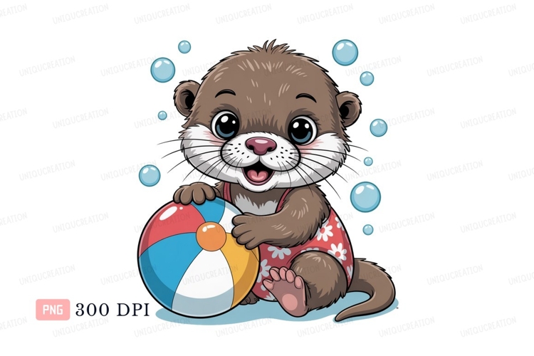 Otter Clipart Image 16