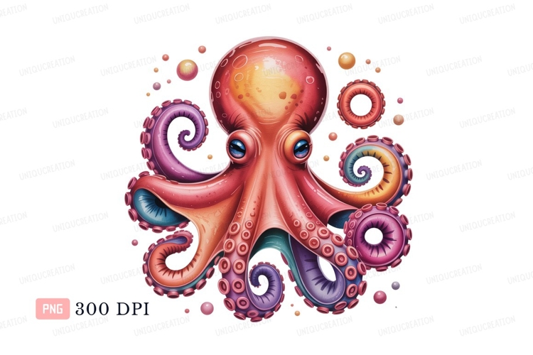 Octopus Cartoon Image 13