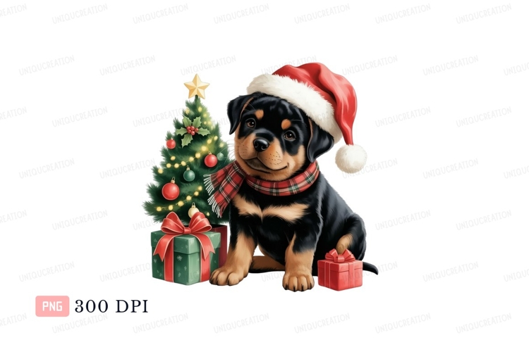 Rottweiler Clipart Image 3