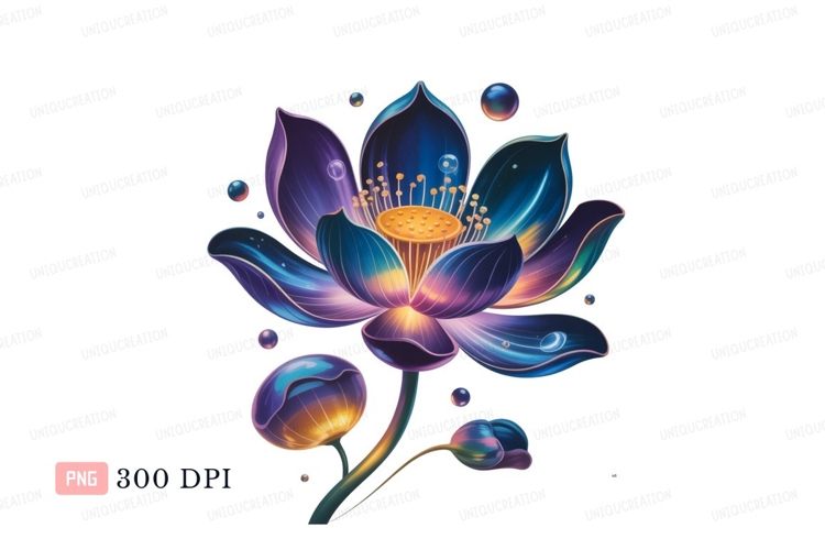 Lotus Flower Clipart Image 4