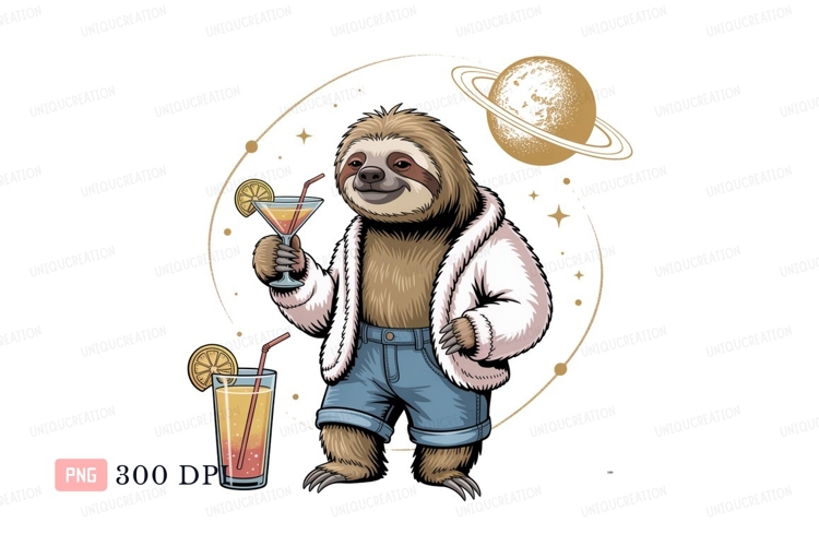 Sloth Clipart Image 15