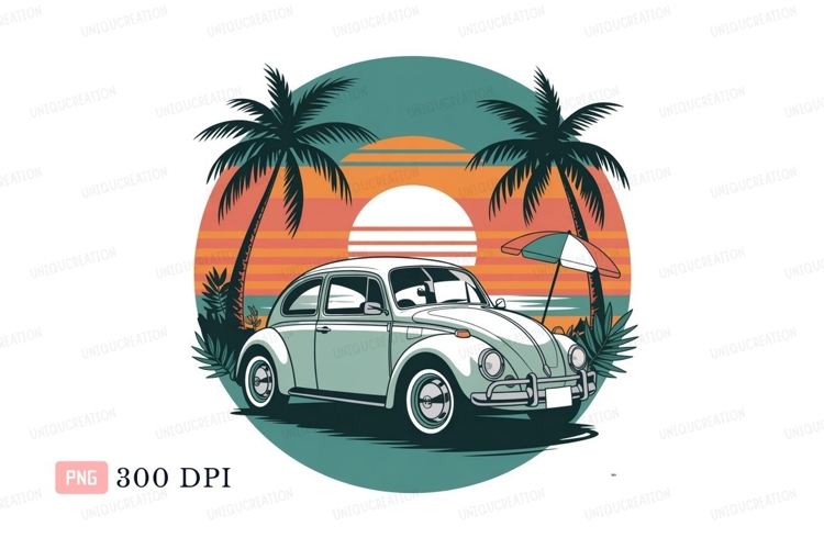 Vintage Car Clipart Image 9