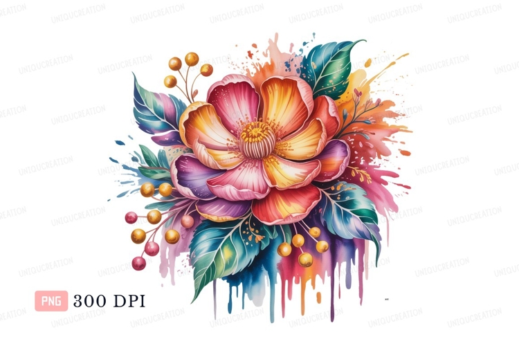 Watercolor Leaves Clipart