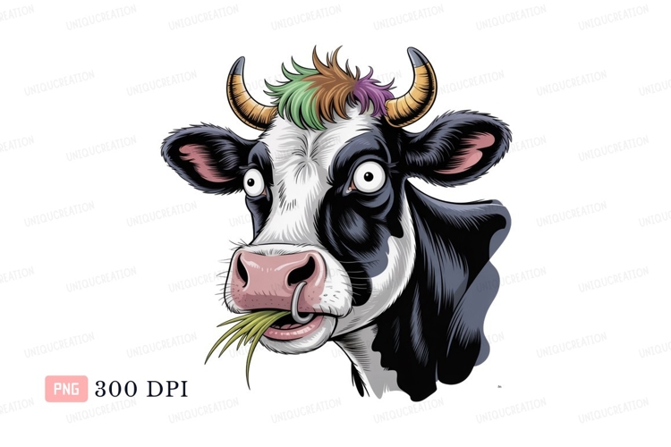 Cute Cartoon Cow Image 22